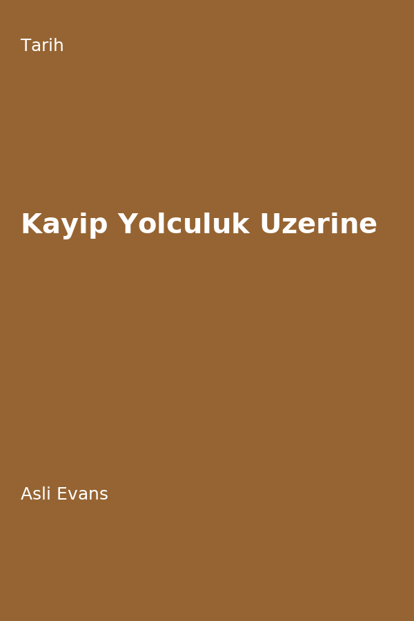 Kayip Yolculuk Üzerine