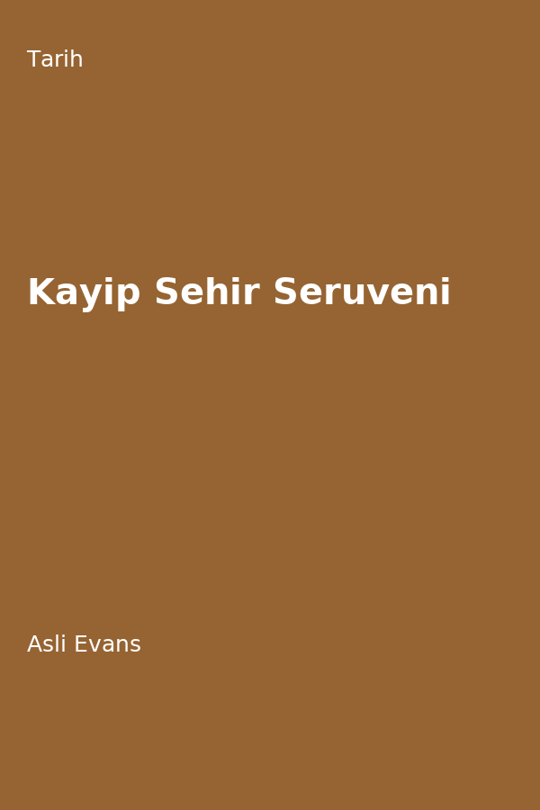 Kayip Sehir Serüveni