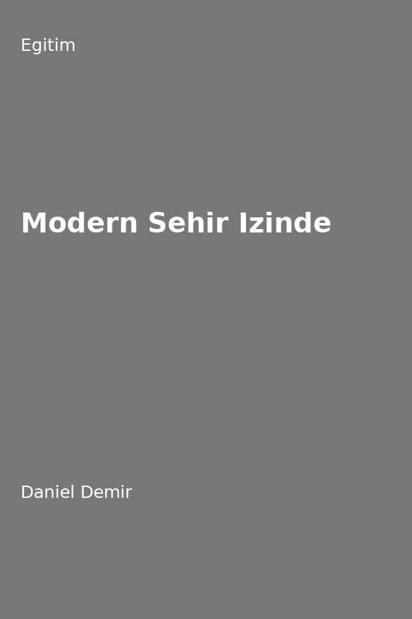 Modern Sehir Izinde