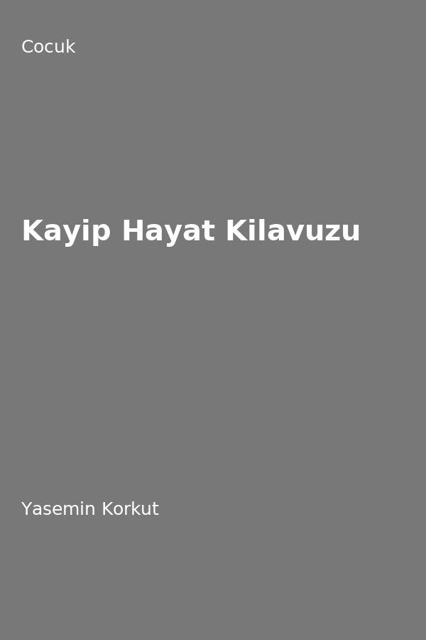 Kayip Hayat Kilavuzu