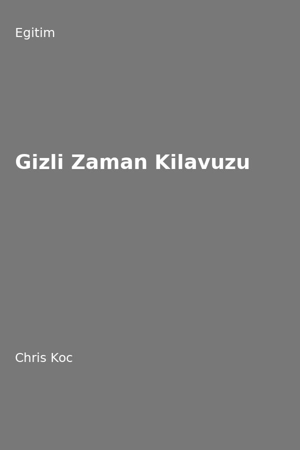 Gizli Zaman Kilavuzu