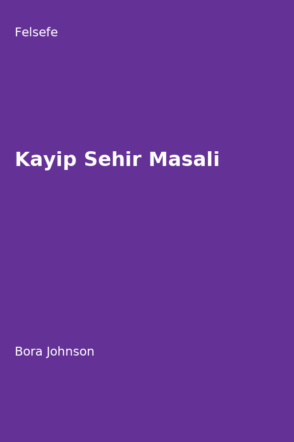 Kayip Sehir Masali